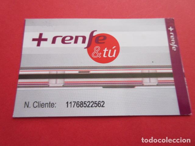 Tarjeta Renfe y Tú